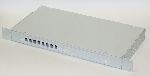 Кросс оптический КС, 19", 1U, 8, LC со сплайс-кассетой